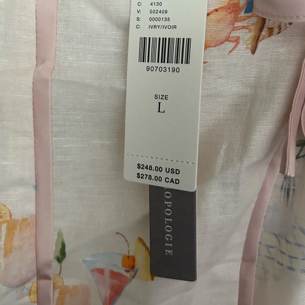 NWT Corey Lynn Calter Sleeveless Seamed
Linen Midi Dress,  L - Picture 7 of 12